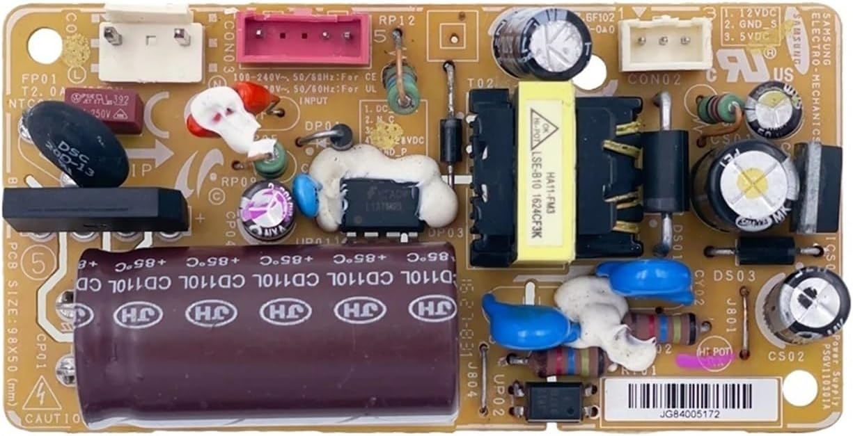 Air Conditioning Motherboard, Compatible for Samsung, DB92-02861A Power Circuit PCB Conditioning Components