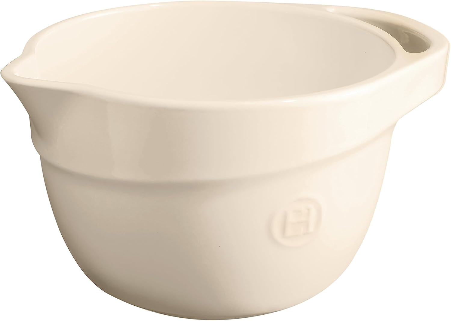 Emile Henry Clay 2.6 Quart Small Mixing Bowl, 9.6 x 7.9 x 5.3in