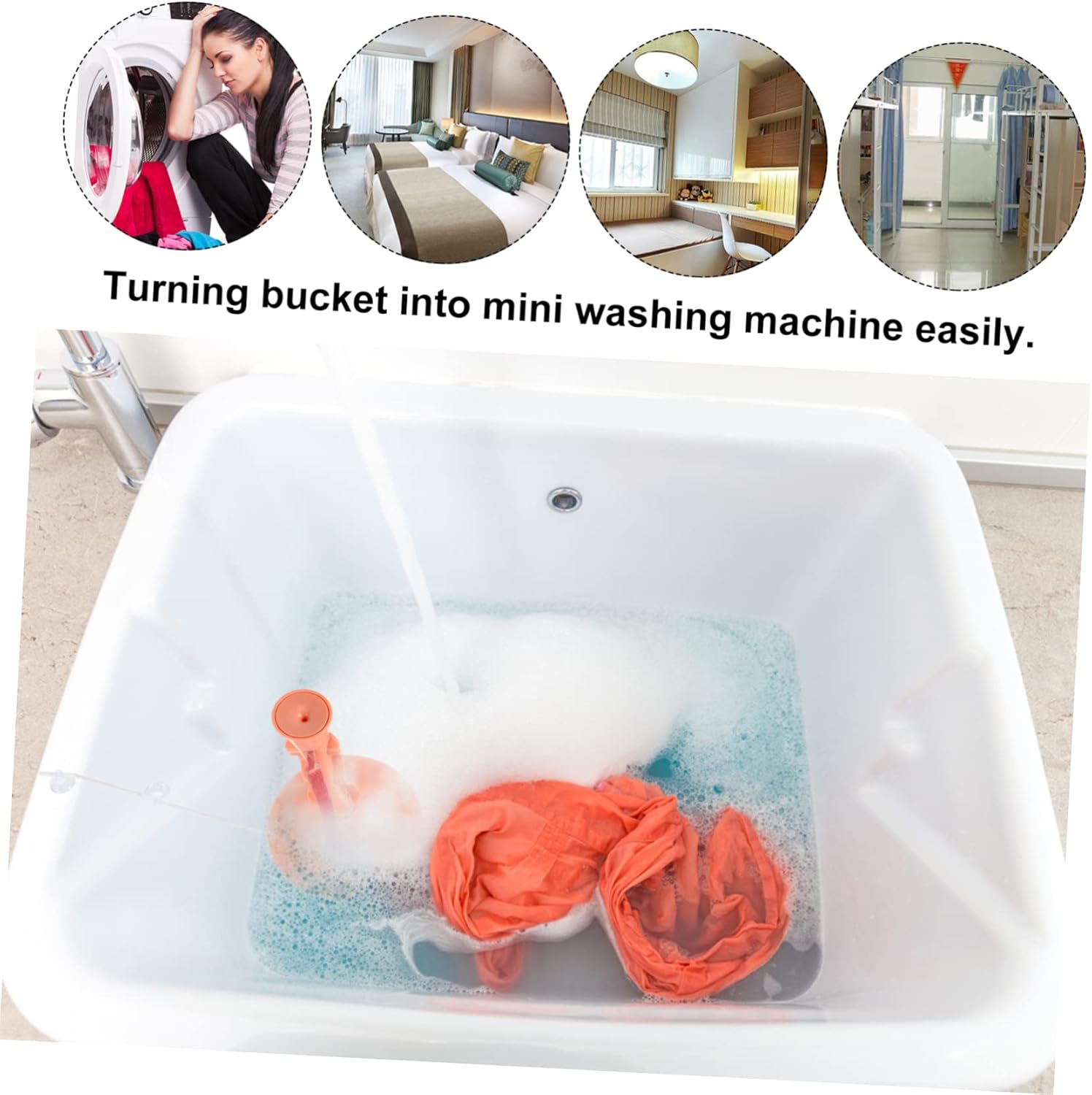360degree Portable Washing Machine Sonic Turbine Washer for Laundry Travel Washing Machine Emulsion Cleaning
