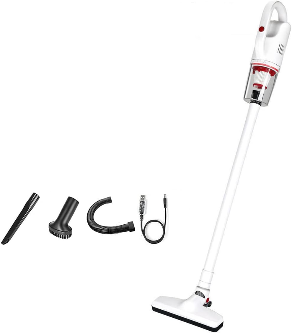 Lightweight Stick Vacuum Cleaner Cordless Rechargeable, 12000pa Powerful Suction Cordless Upright Vacuum Cleaners Rechargeable with HEPA Filter, Stick Vacuum for Pet Hair Carpet and Hardwood Floors