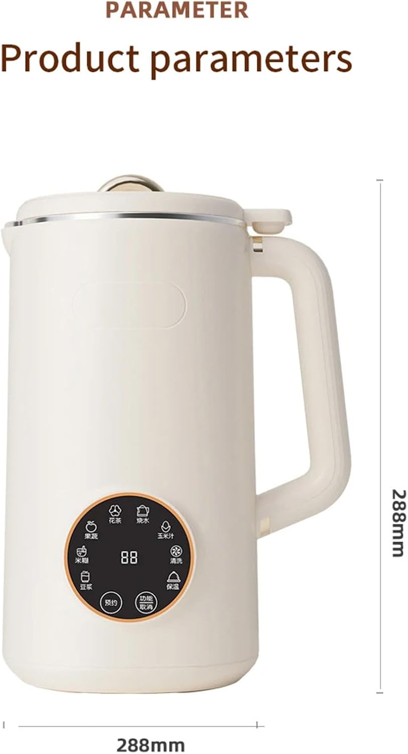 1L Soya Milk Machine Electric Wall Breaking Machine Soybean Milk Maker Fresh Juice Blender Nut Milk Maker Food Blender 110V/220V,A
