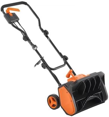 12A 17 in Electric Corded Snow Shovel 20 ft Throw Distance Snow Thrower