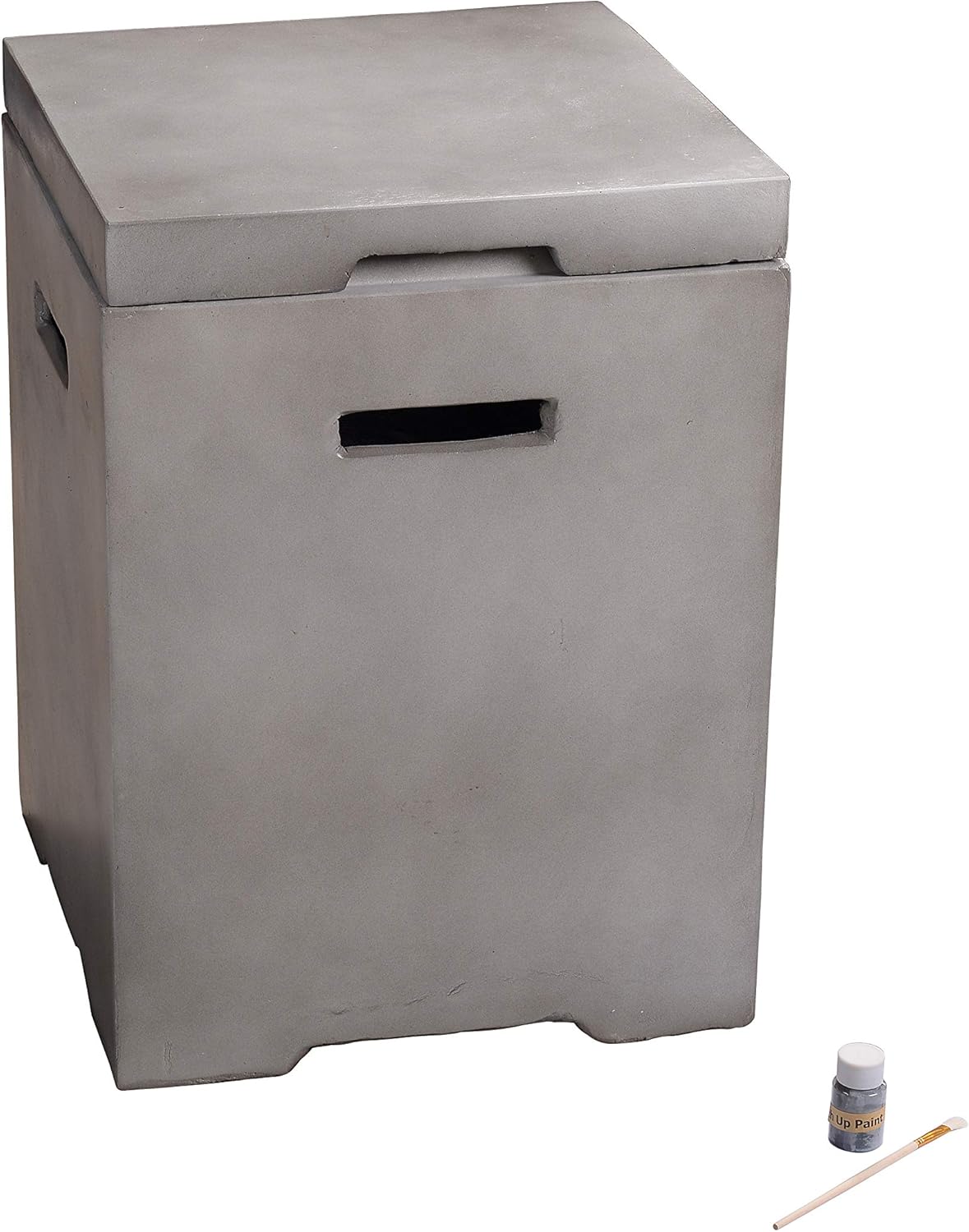 Teamson Home HT22401AA Fire Pit Tank Cover, Light Grey