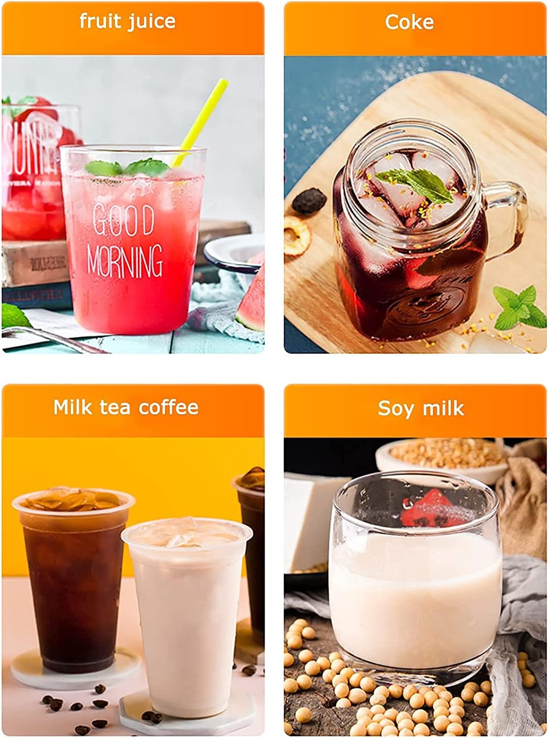 Dual-Temperature Beverage Machine, Double-Cylinder Juice Machine, Cold Drink Machine, Buffet, Freshly Adjusted Milk Tea Machine, Hot Cold Multifunctional Stainless Steel 22L Per Can