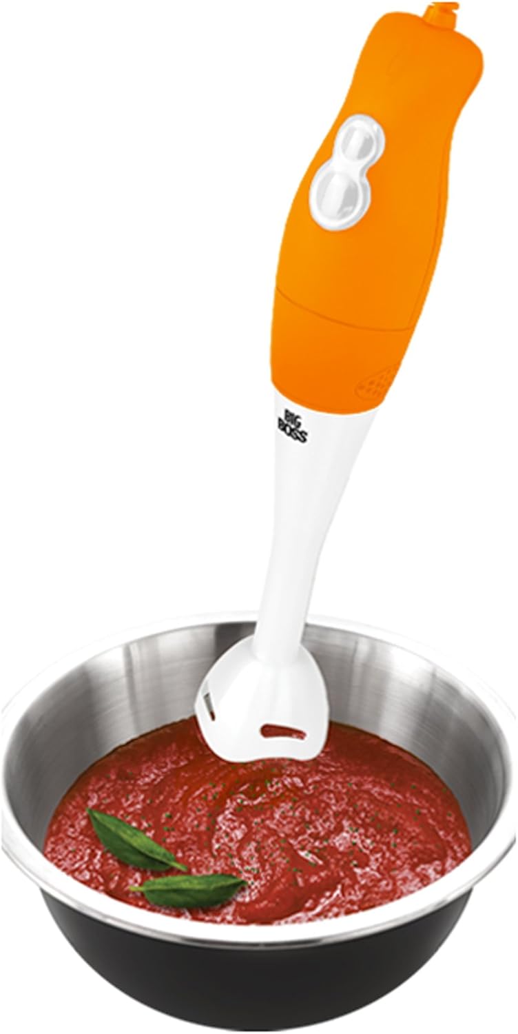 Big Boss 200 Watt Power 2-Speed Operation Immersian Hand-Stick Blender/mixer with a Mix/Measuring Cup