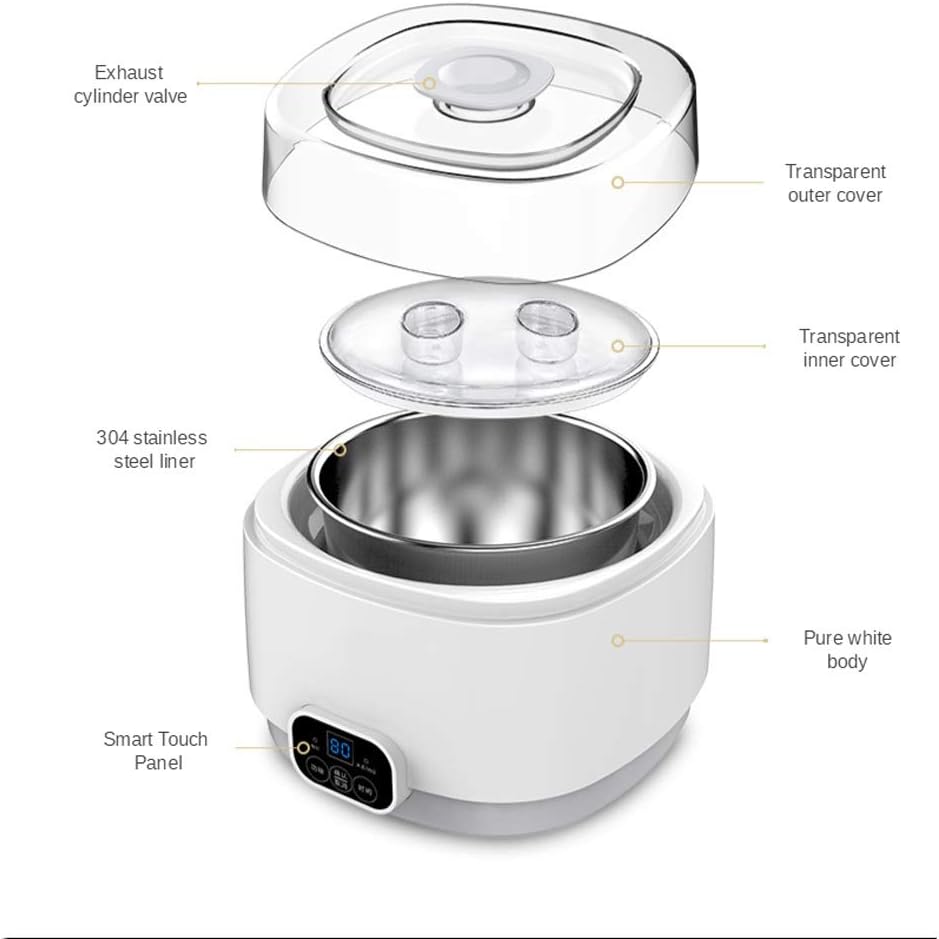 Yogurt Maker Home Automatic Multi-Function Mini Homemade Small Kitchen Appliances Ice Machine Yogurt Machine (Color : B)