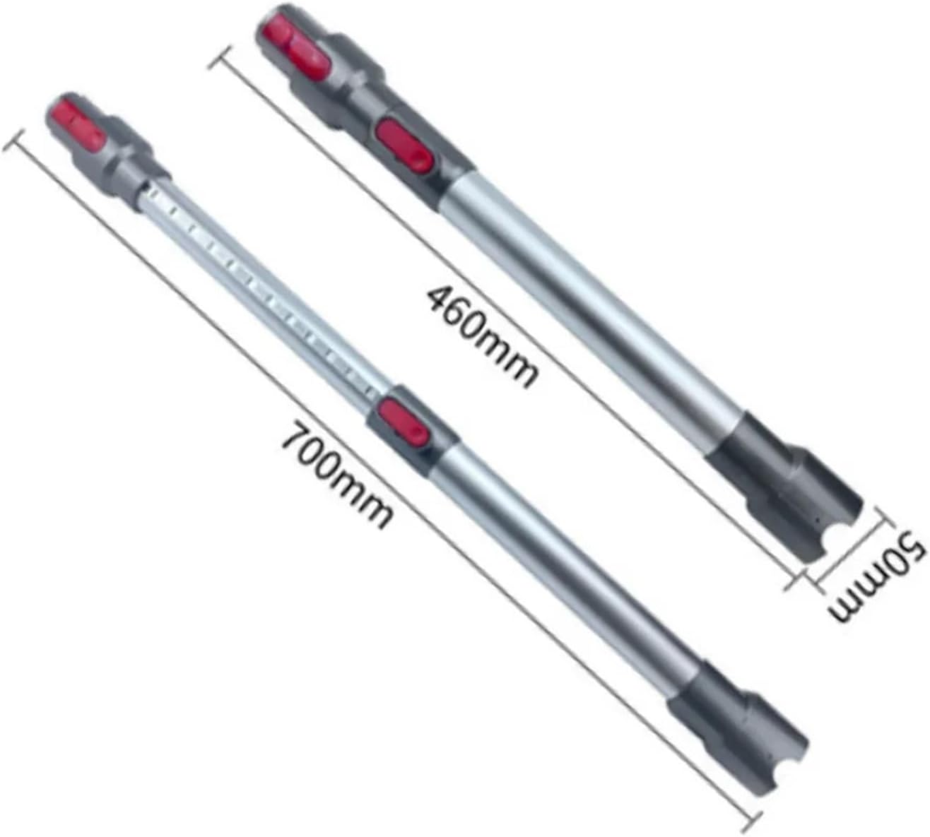 Extension Rod，compatible For Dyson，V7 V8 V10 V11 V15 Cordless Stick Vacuum Cleaner Quick Release Handheld Wand Tube Pipe Bar Replacement(Orange)