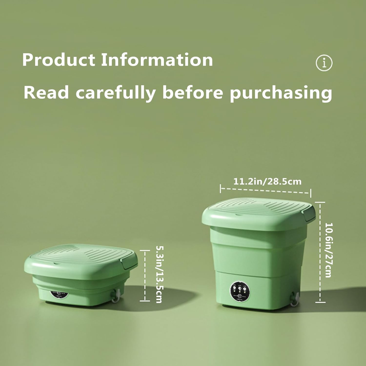 Portable Washing Machine, Mini Washer with 3 Modes And Spin Basket, 4.5L Large Capacity Laundry Washer Deep Cleaning for Underwear, Foldable Washing Machine for Apartments,Camping,Travel ,Pink