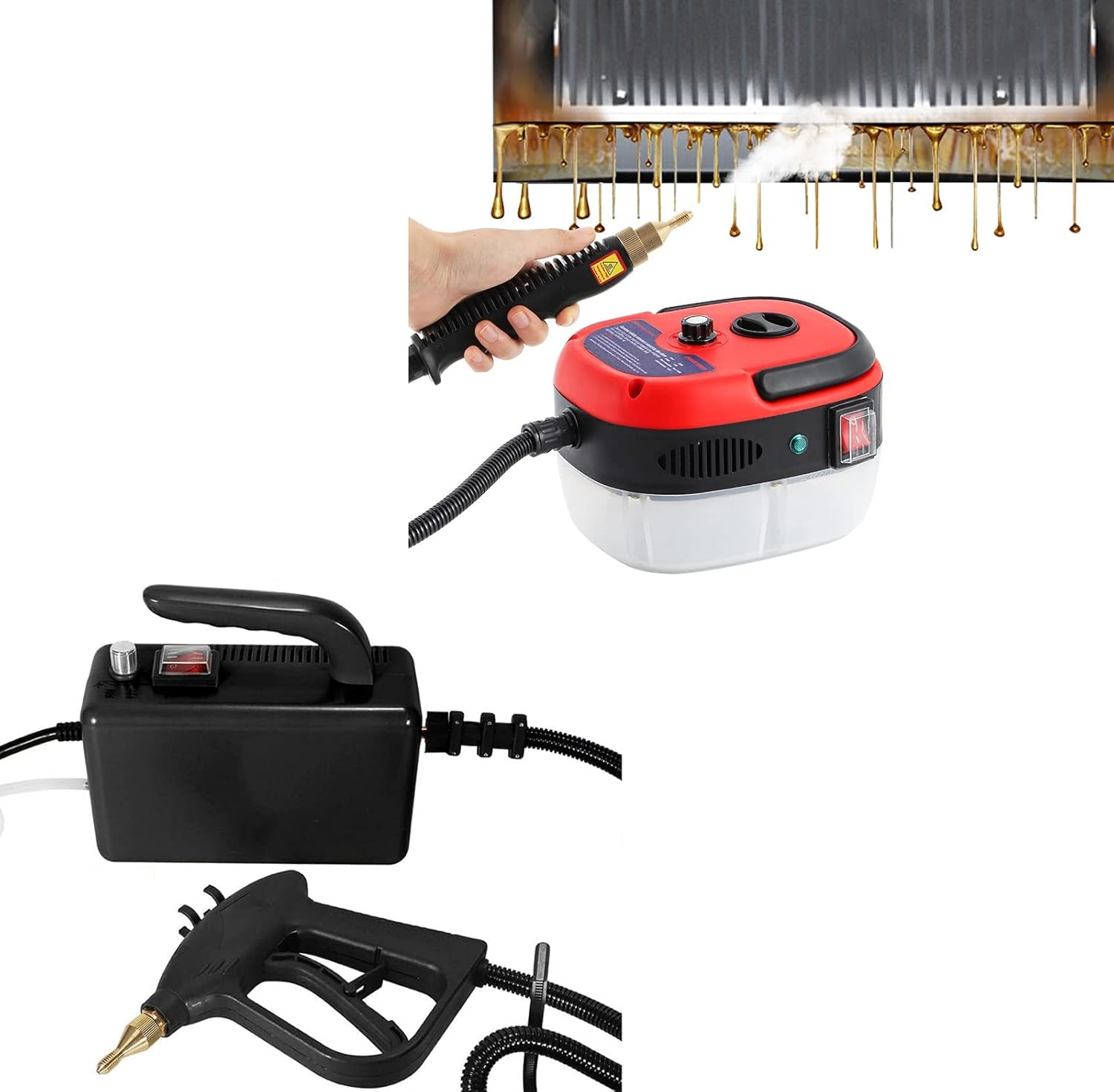 Moongiantgo 2 Units Handheld Steam Cleaner High Power Steamer