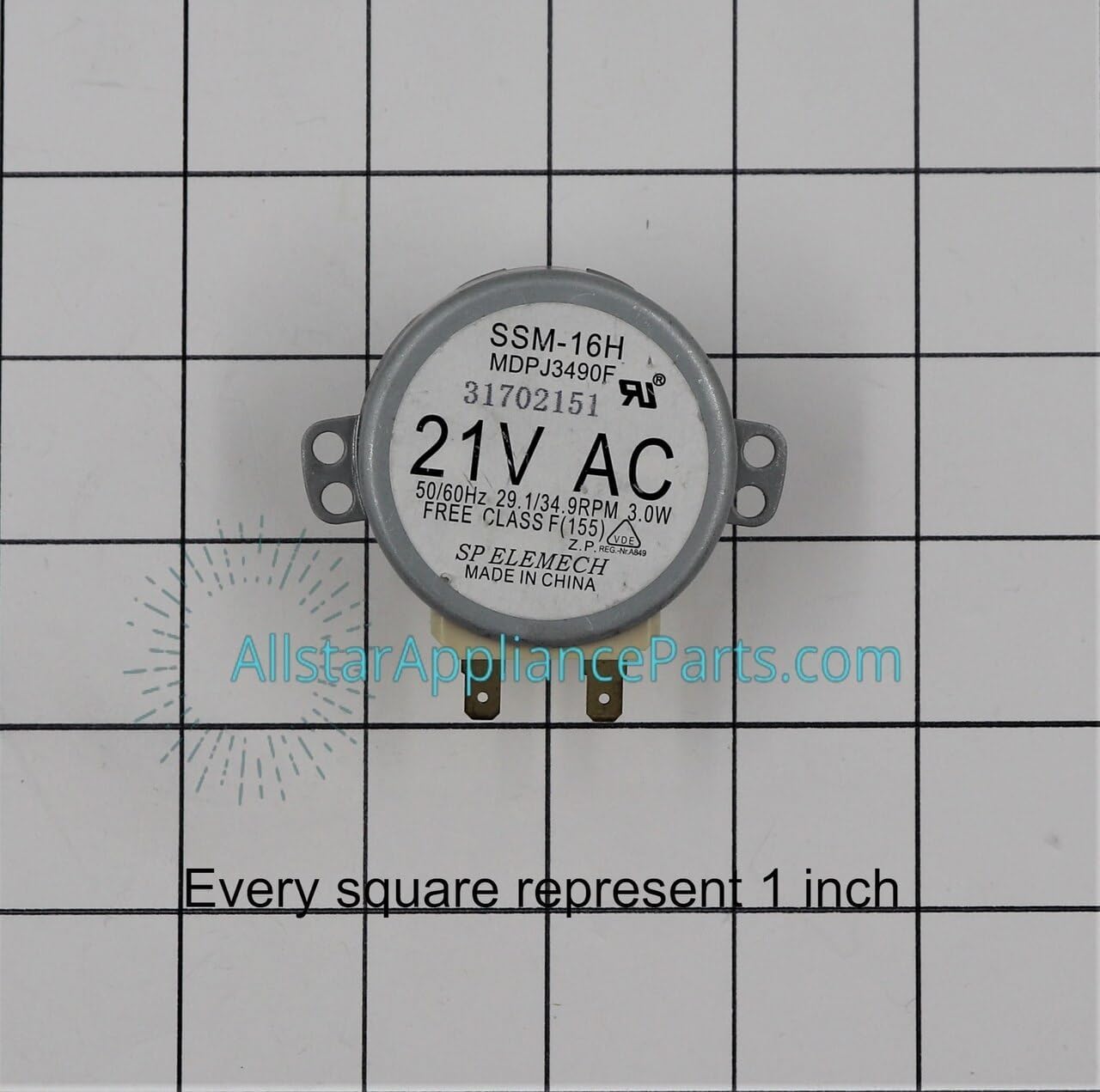 WB26X10037 Microwave Stirrer Drive Motor