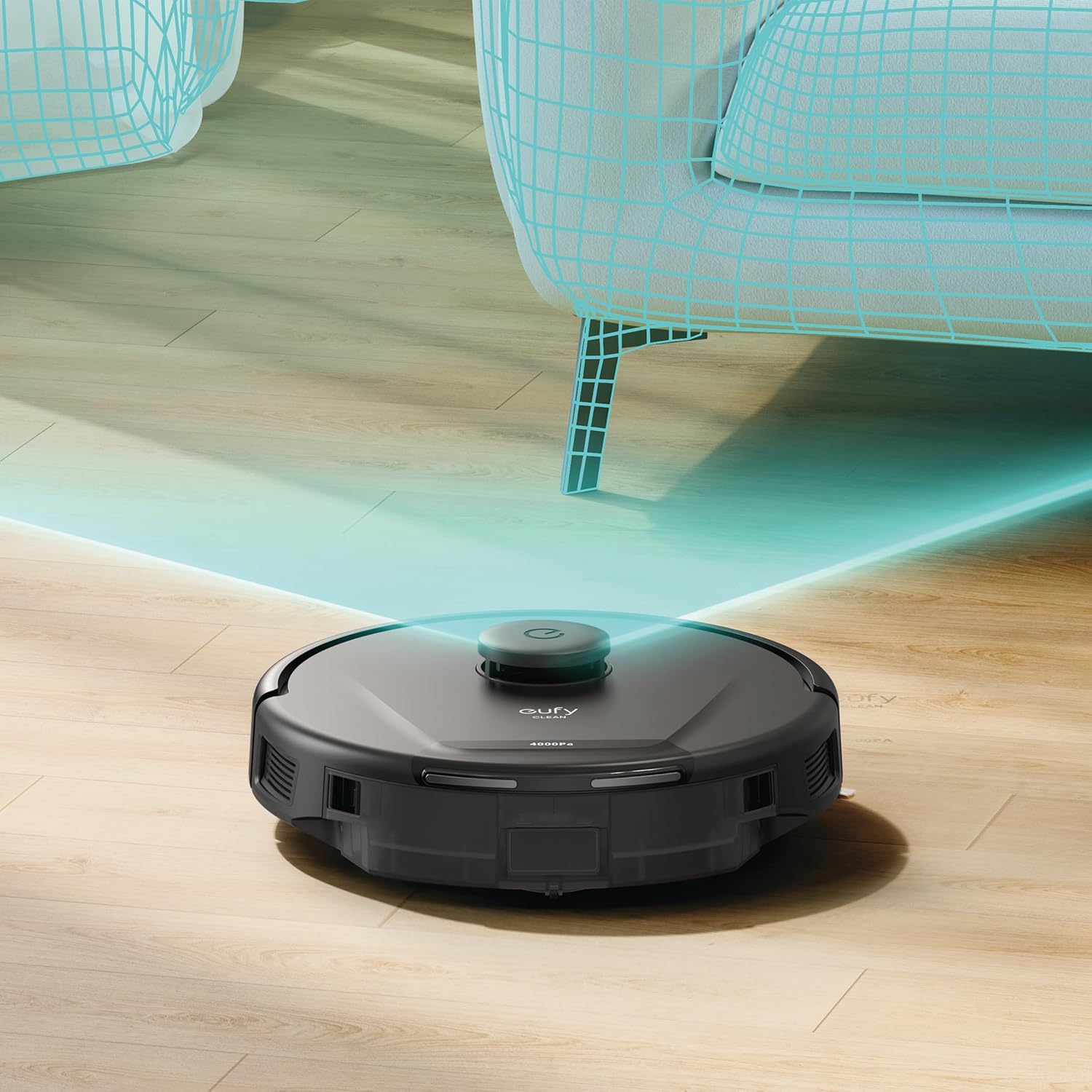 eufy Like-New L50 SES Robot Vacuum with 60 Day Self-Empty Station, Multi-Floor Cleaning,Precise iPath Laser Navigation, Customizable Al Mapping, Ideal for Hard Floor Tile Carpet (Renewed)