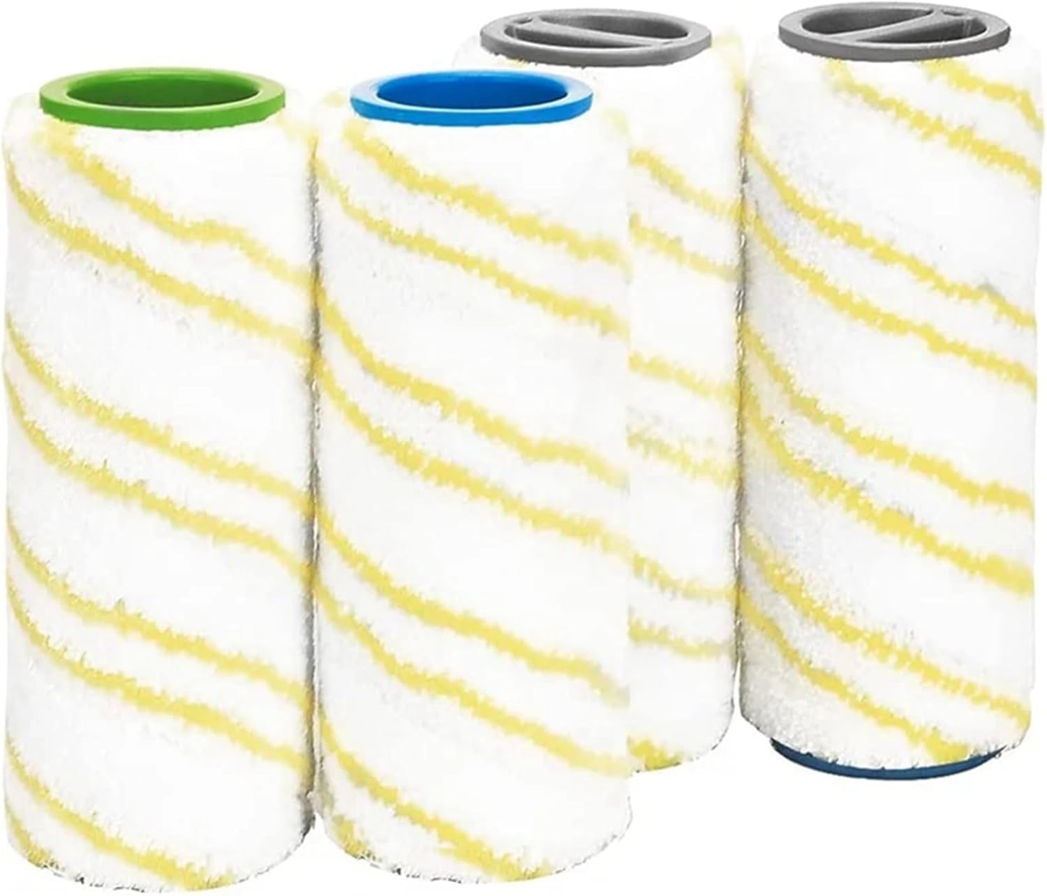 Compatible for Karcher FC7 FC5 FC3 Microfiber Rollers for 2.055-006.0 for Cleaning Hard Floors Smart Home Replacement Rollers(L Orange)