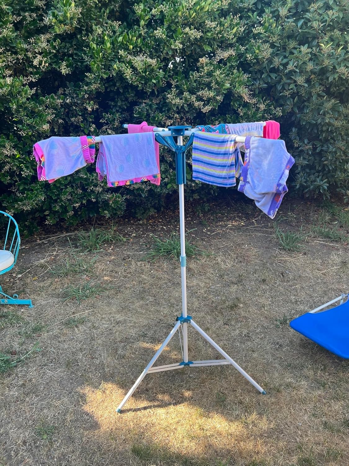 Tripod Clothes Drying Rack Folding Indoor, Portable Drying Rack Clothing and Height-Adjustable, Space Saving Laundry Drying Rack