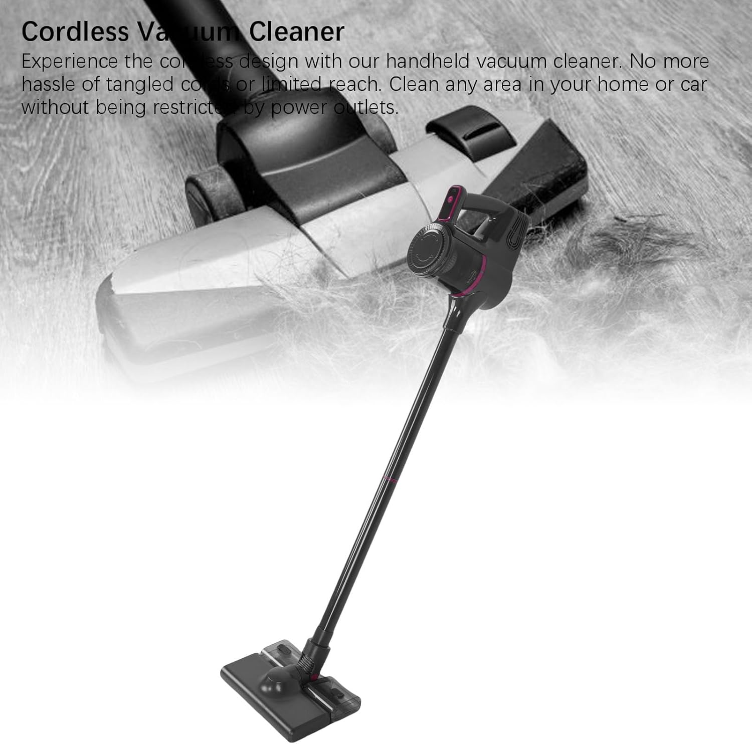 AYNEFY Handheld Upright Vacuum,2 in 1 Suction Drag Integrated 15000Pa Powerful Suction Cordless Stick Vacuum Cleaner for Carpet Hard Floor Pet Hair Car Cleanups Stairs