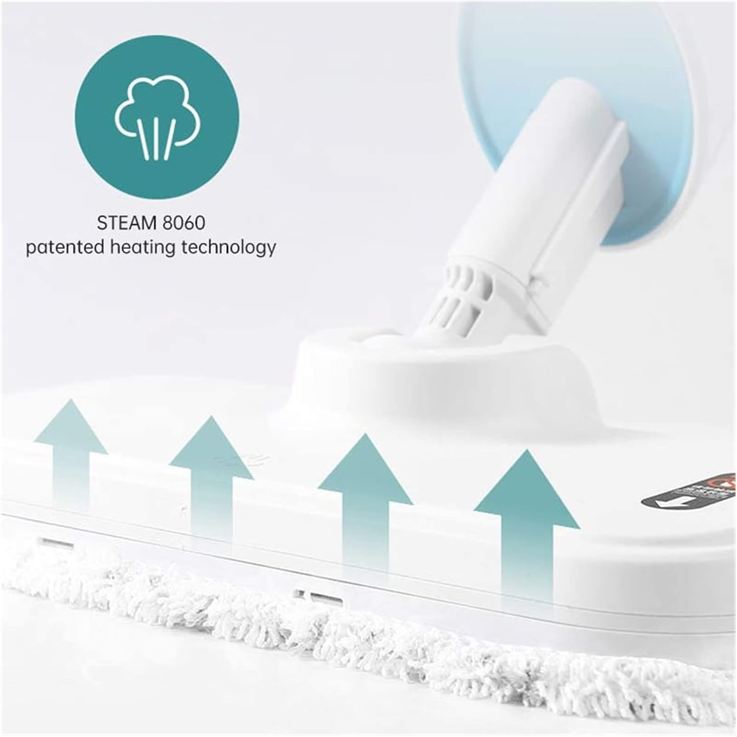Wet Dry Vacuum Cleaner Household Steam Mop High Temperature Cleaner Steam 1200W Multifunctional White Cleaner Electric Brush Floor Steam Mop Floor Cleaning