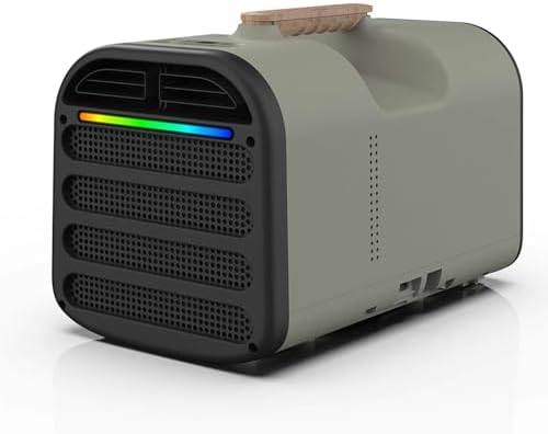 4-in-1 Portable AC with Touch and Remote Control Small Room Air Conditioner, No Window Needed, Camping AC with Top Handle for Bedroom 8-10㎡