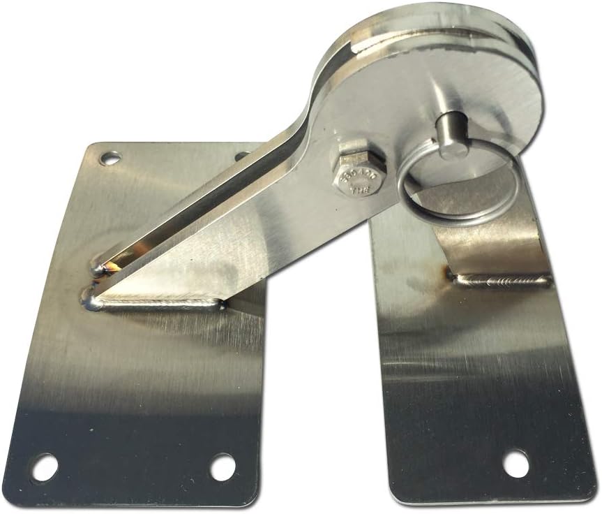 Stainless Lid Hinge Kit compatible with Weber Smokey Mountain Grill 18.5 22.5 quick release