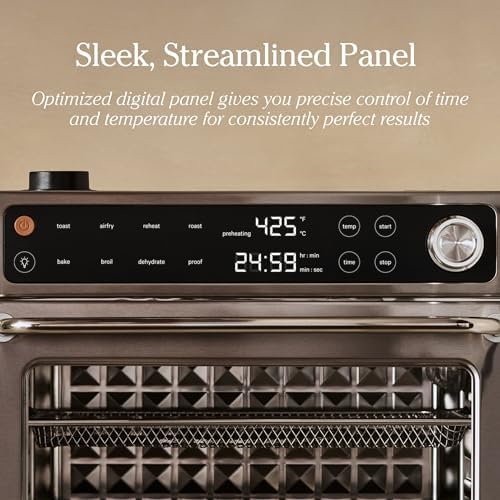 Our Place Large Wonder Oven | 6-in-1 Stainless Steel Air Fryer Toaster Oven Combo with Basket, Rack, Pan & Tray | 3-Rack, 32 QT, Large Capacity - Toast, Roast, Bake, Reheat, Broil & Steam | Blue Salt