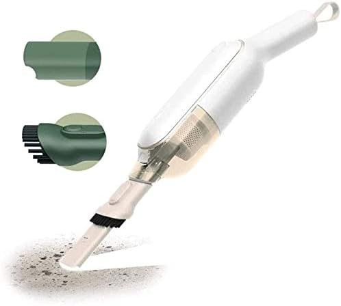 Cordless Handheld Vacuum Cleaner Rechargeable, with Display USB 2500Mah Rechargeable, 5000PA Suction Power, Multi-Functional Home/Office Cleaner Energy-Saving and Silent (Color : White)