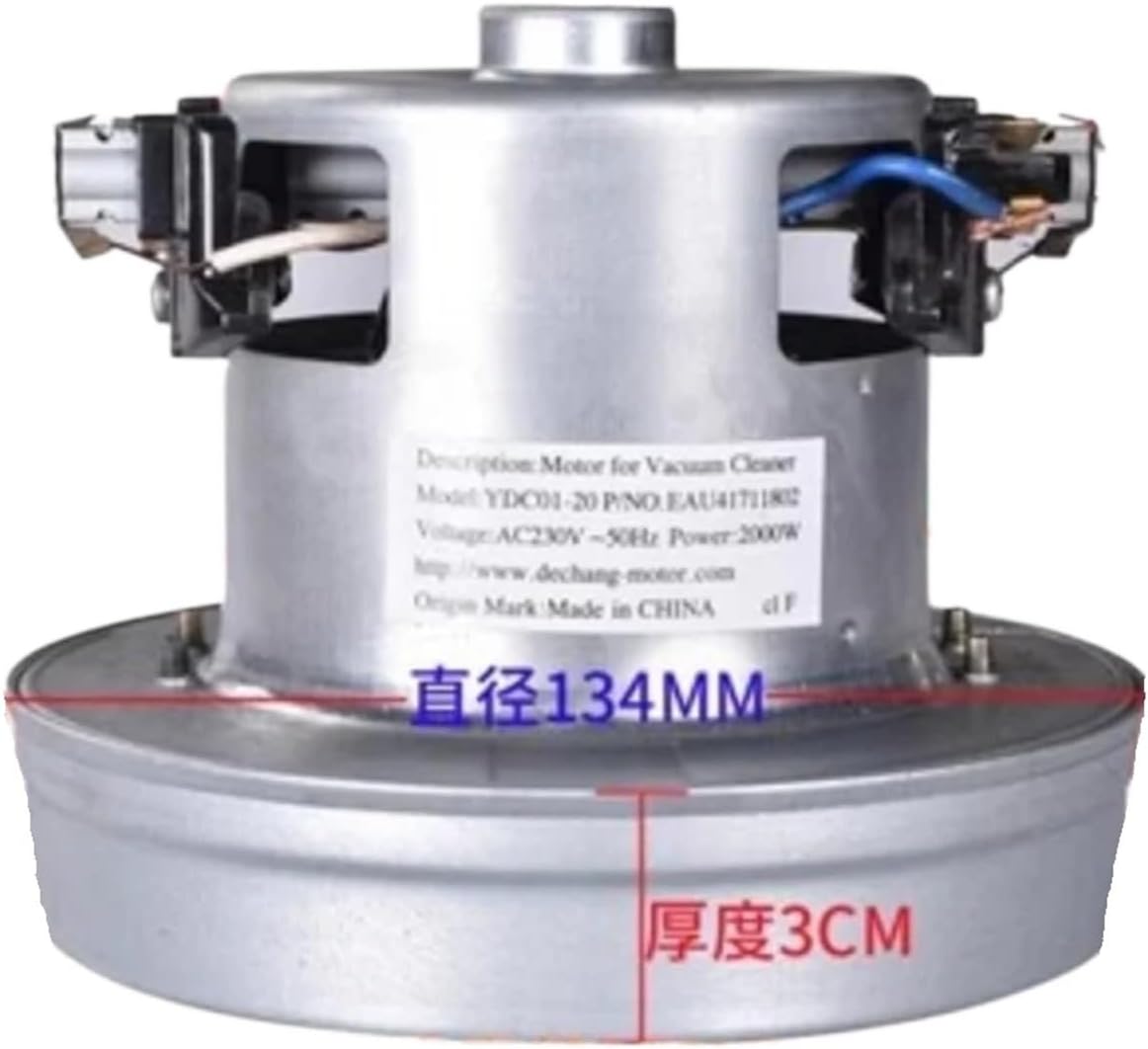 220-230V 50HZ 2000W Copper Vacuum Cleaner Motor,Compatible for LG, YDC01-20P Vacuum Cleaner Replacement Motor