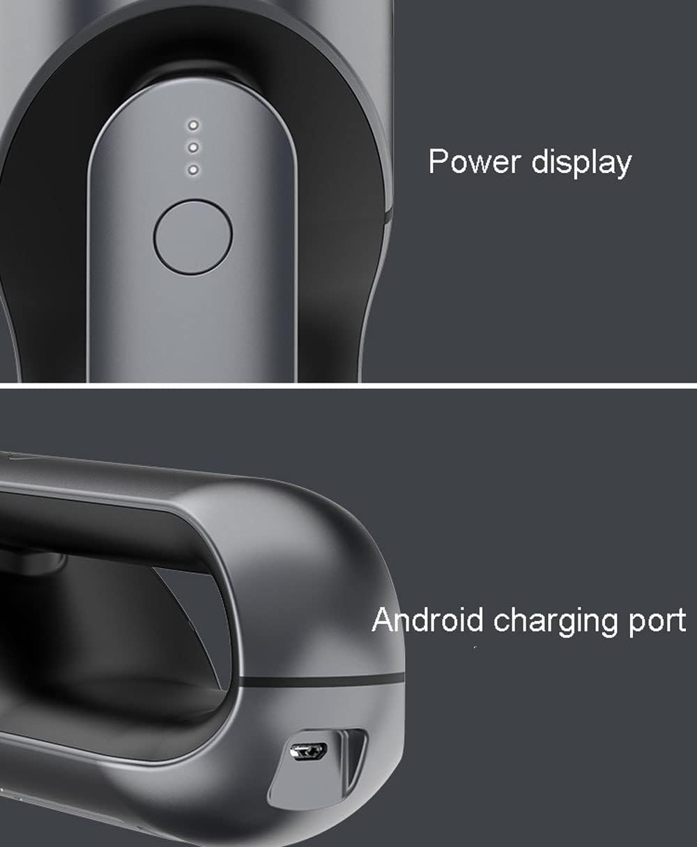 Mini Protable Car Vacuum Cordless,Handheld Vacuum for Quick Cleaning, Hand held vacuuming, USB Rechargeable for Car Home and Office (Color : Black)