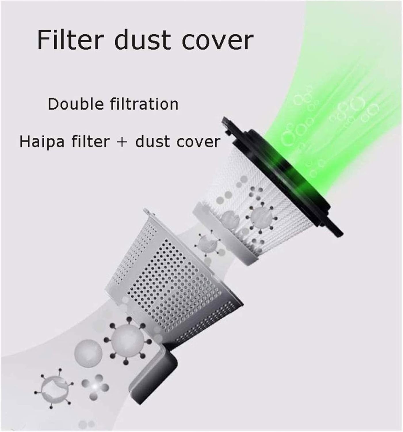 Handheld Vacuum 3500PA Cordless Hand Vacuum Mini Portable Vacuum Cleaner Handheld with Rechargeable for Pet Hair Home and Car Cleaning