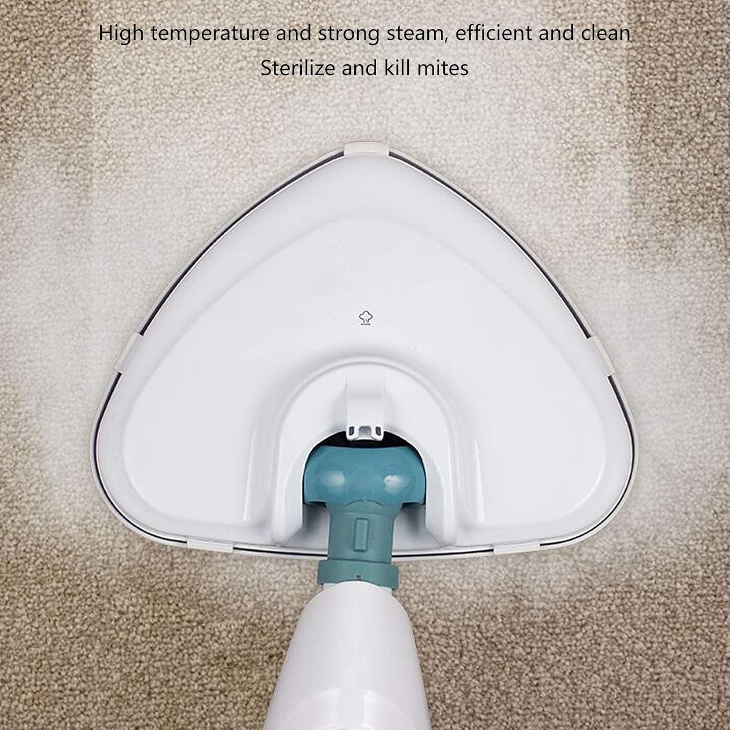 2-in-1 Steam Mop A Multi-Functional Household Steam Cleaner Can Kill and 99.9%* of ES Used for Living Room Bedroom Dining Room Carpets White (White)