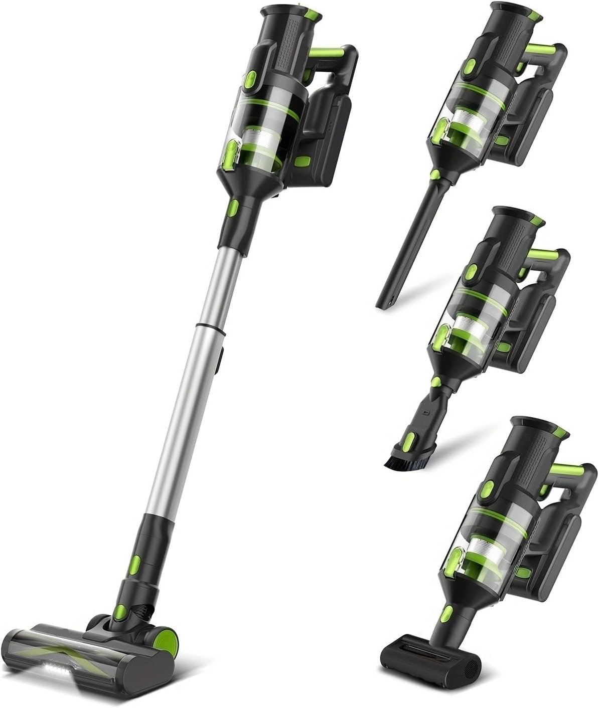 M100 Cordless Vacuum Cleaner | Compatible with DEVOAC M100, 265W Brushless Motor 33KPa Suction | Handheld Stick | Home Cleaning Tool​