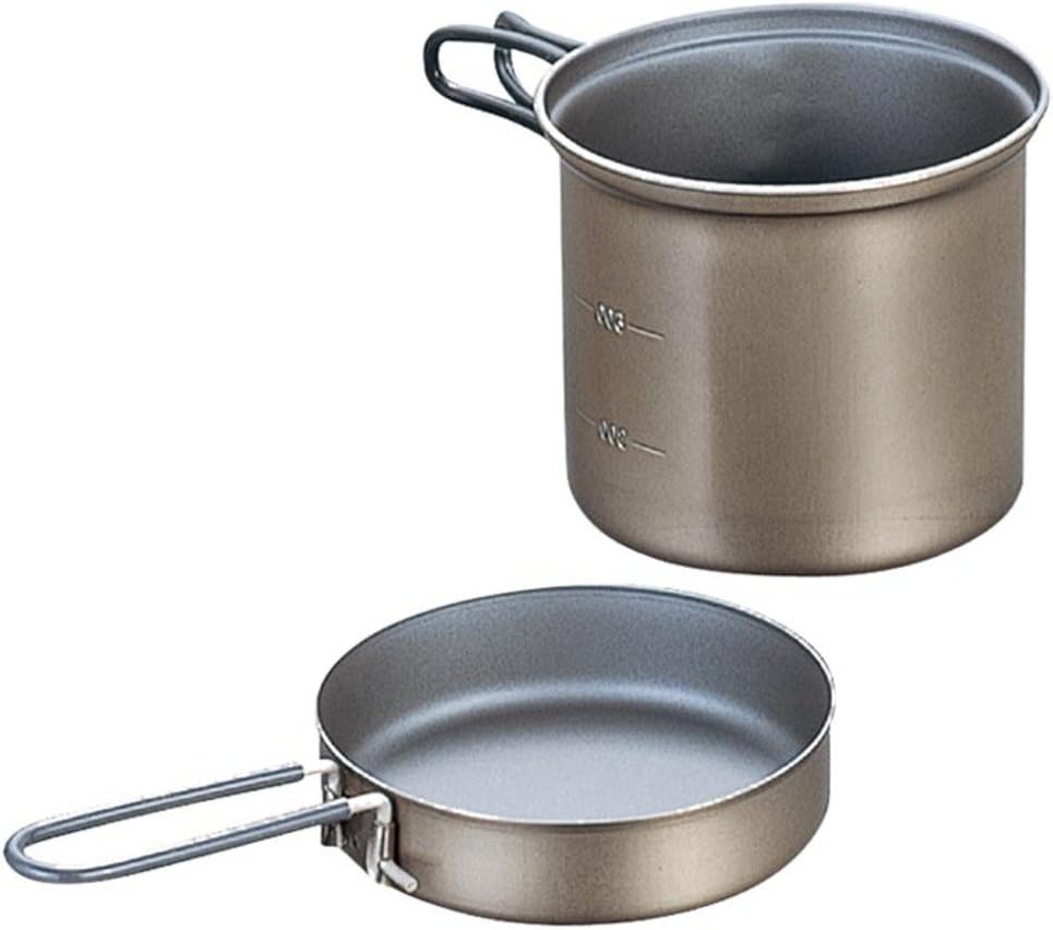 Evernew Titanium Non-Stick Deep Pot 0.9 L Handle - ECA402