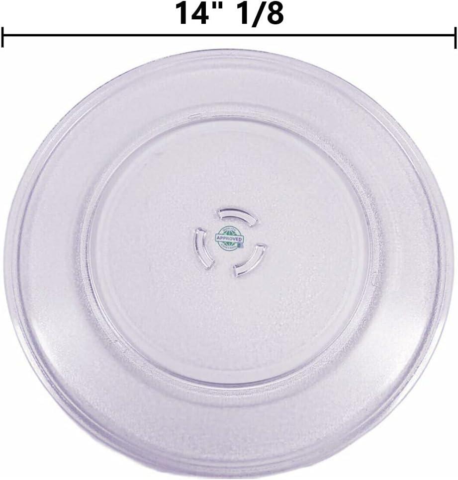 GLOB PRO SOLUTIONS CK900127 Compatible with KitchenAid, and More Microwave Glass Tray Plate 14 1/8