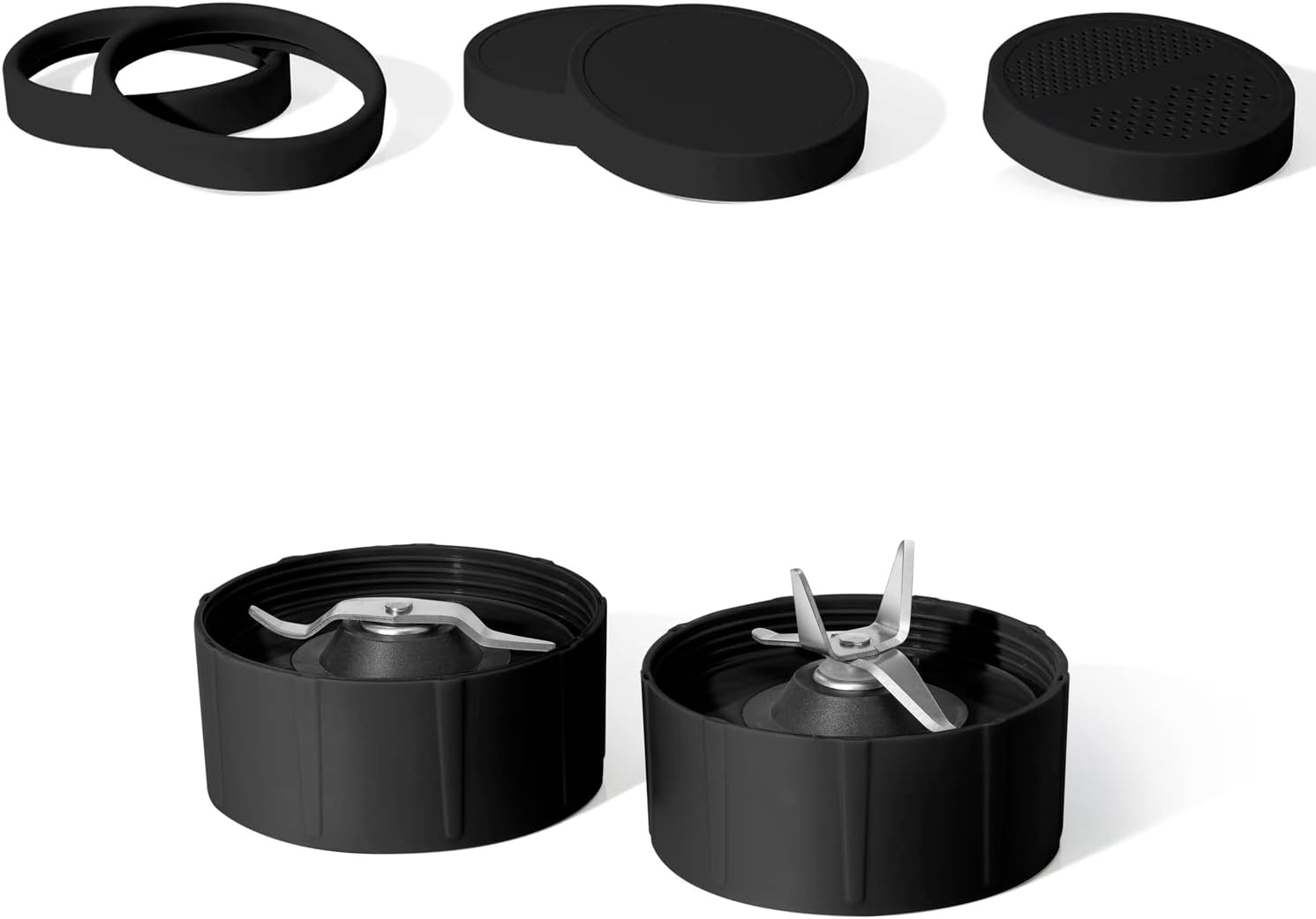 Beautiful Personal Blender, 12 Piece Set by Drew Barrymore (Black Sesame)