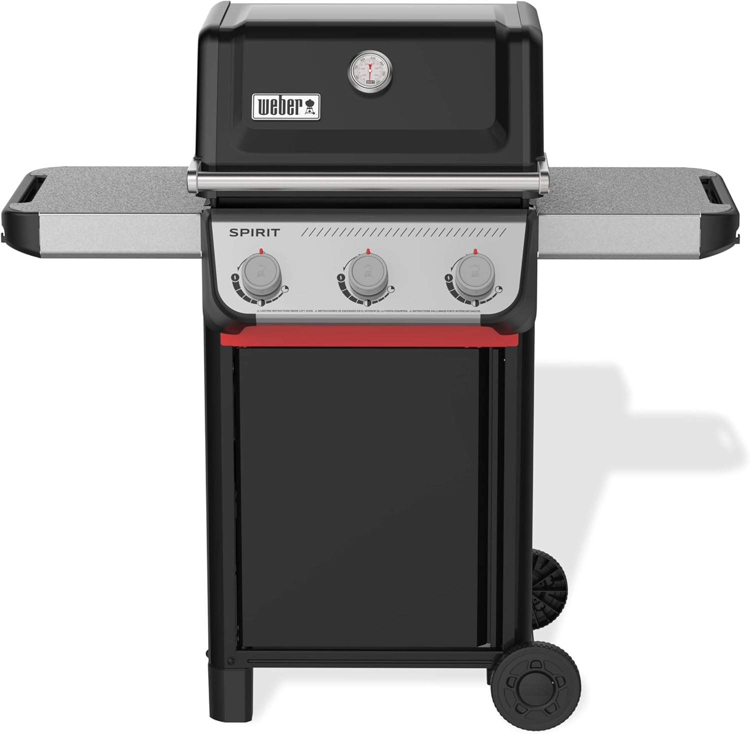 Weber Spirit E-310 Liquid Propane Gas Grill for Outdoor Cooking and BBQ, 3 Burners, Black