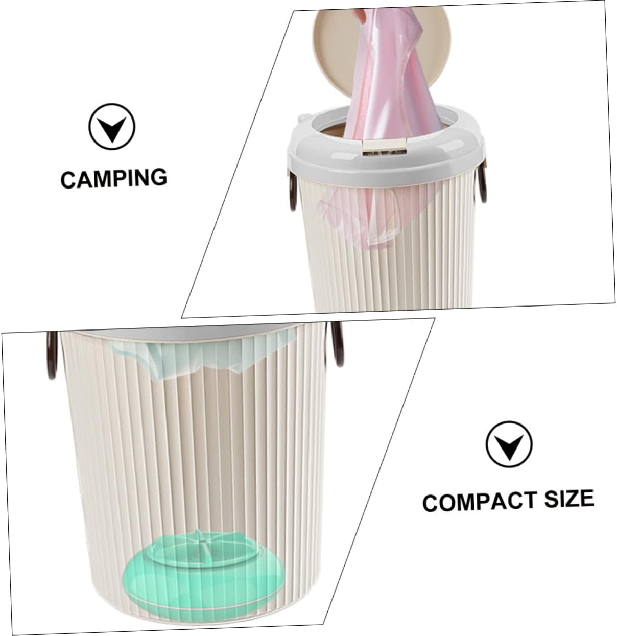 POPETPOP Portable Mini Washing Machine Compact Usb Electric Washer for Apartments Rvs and Camping with Sterilization Function Capacity Easy to Carry