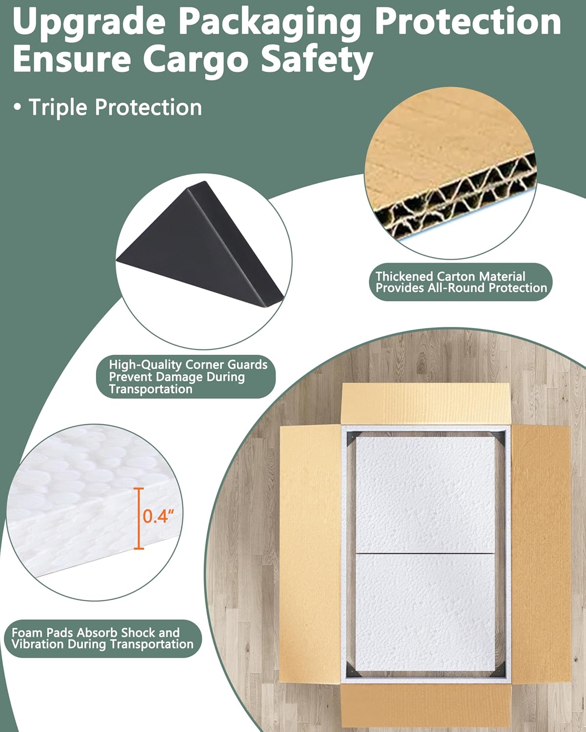 Piskyet Washer Dryer Countertop,Laundry Countertop with Edge Rails,27.5