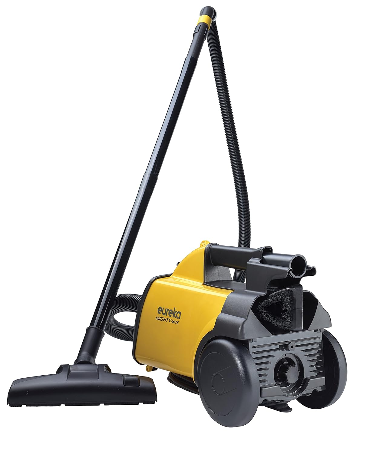 PORTAPOWER Lightweight Canister Vacuum Cleaner with Attachments & Eureka 3670M Canister Cleaner, Lightweight Powerful Vacuum for Carpets and Hard Floors, w/ 5bags,Yellow