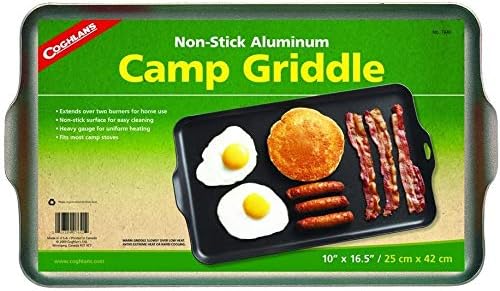 Coghlan's Two Burner Non-Stick Camp Griddle, 16.5 x 10-Inches - 3 Pack