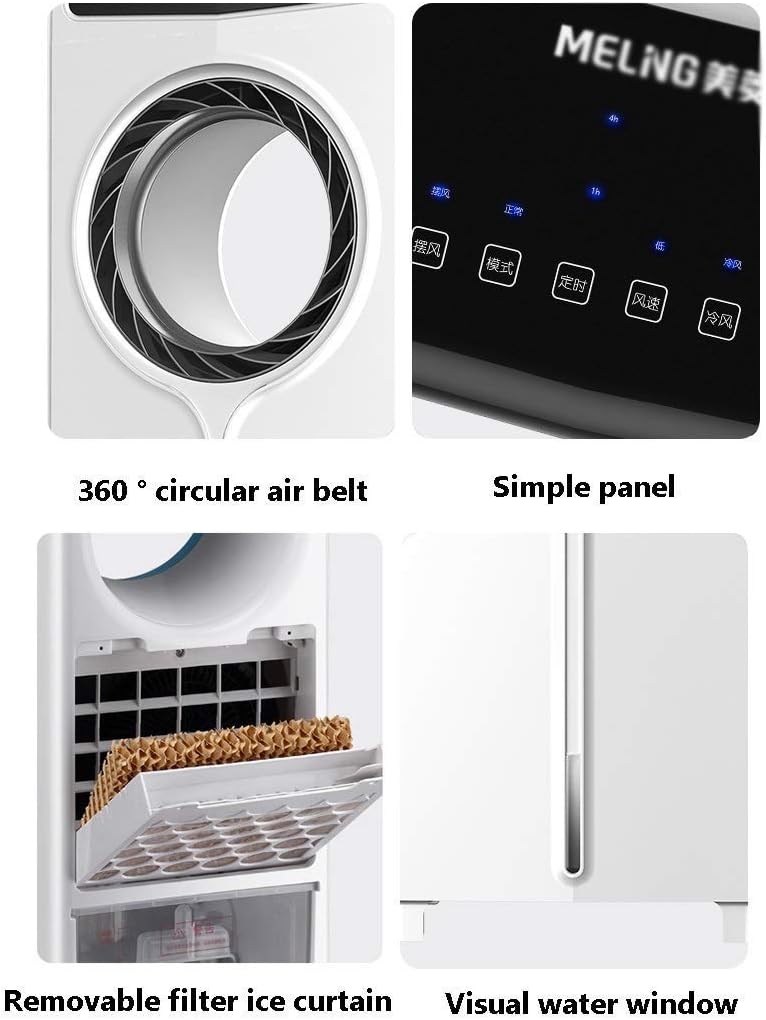 Air Cooler for Home Office Air Cooler 7000 BTU Portable Air Conditioner, 3-in-1 Floor-mounted Air Conditioner, 4 Liter Home Or Office Water Storage Tank Air Conditio