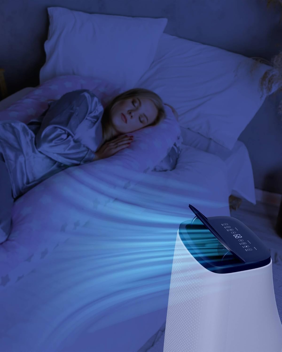 14000 BTU Portable Air Conditioner with Remote Control, Cools Up to 700 Sq.Ft with Sleep Mode, 3-in-1 Free Standing Cooling Portable AC Unit with Cool/Dry/Fan Mode, 2 Fan Speed for Home, Grey