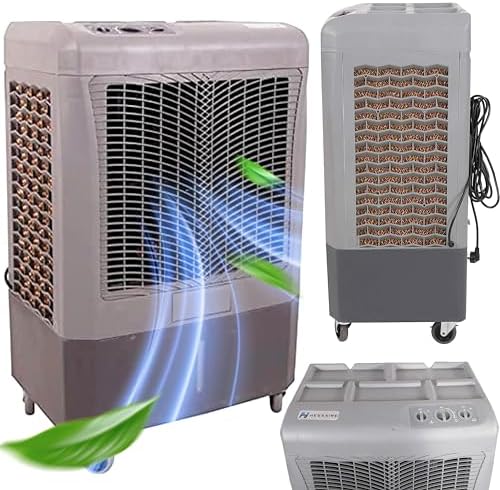 Hessaire 3100 CFM Evaporative Air Cooler Bundle with Cover for MC61 Mobile Cooler