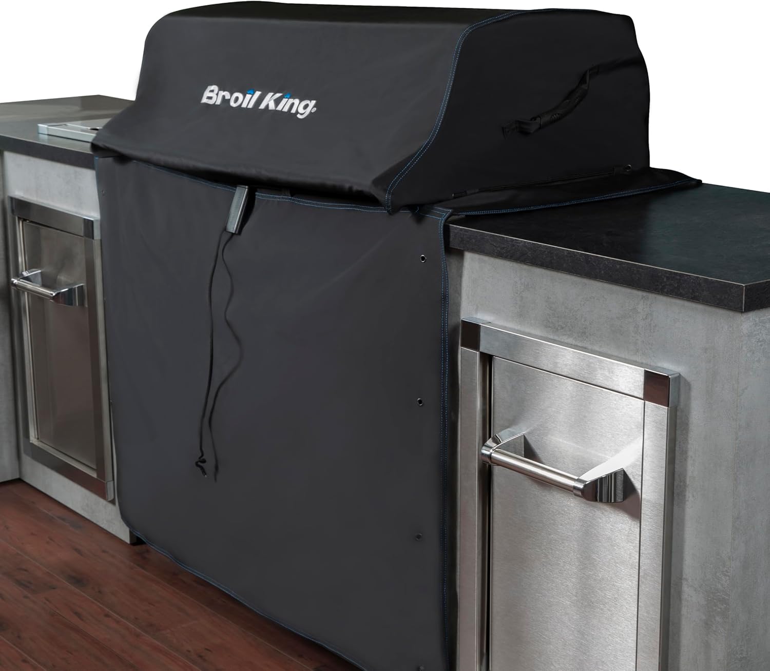 Broil King 68590 Premium Built-in Grill Cover - Imperial 600 Series, Black