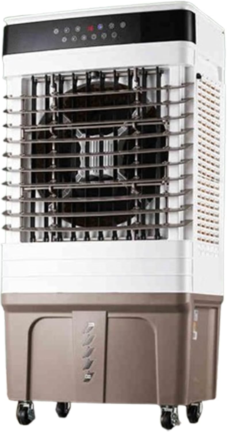 Evaporative Air Cooler, Portable Swamp Cooler with Water Tank, 3 Speed Windowless Air Conditioner for Garage, Yard, Commercial Use