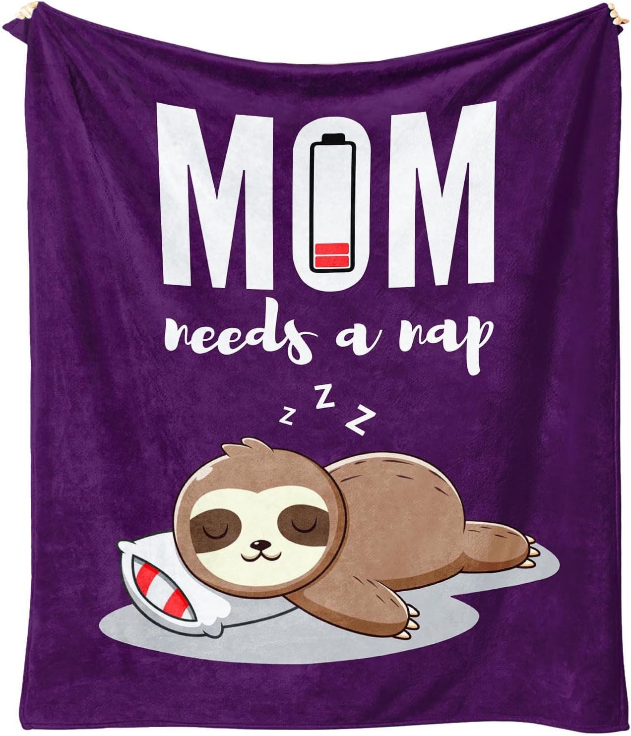 Soft Sloth Throws Blankets,Funny Nana Gifts for Christmas,Nana Birthday Gifts, Gifts for Nana from Grandkids for Mothers Day for Nana(K,150x200cm)