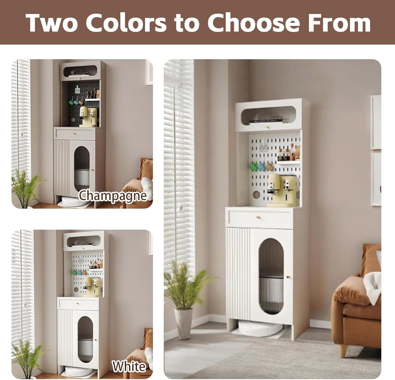 Robot Vacuum Stand Cabinet 35.4