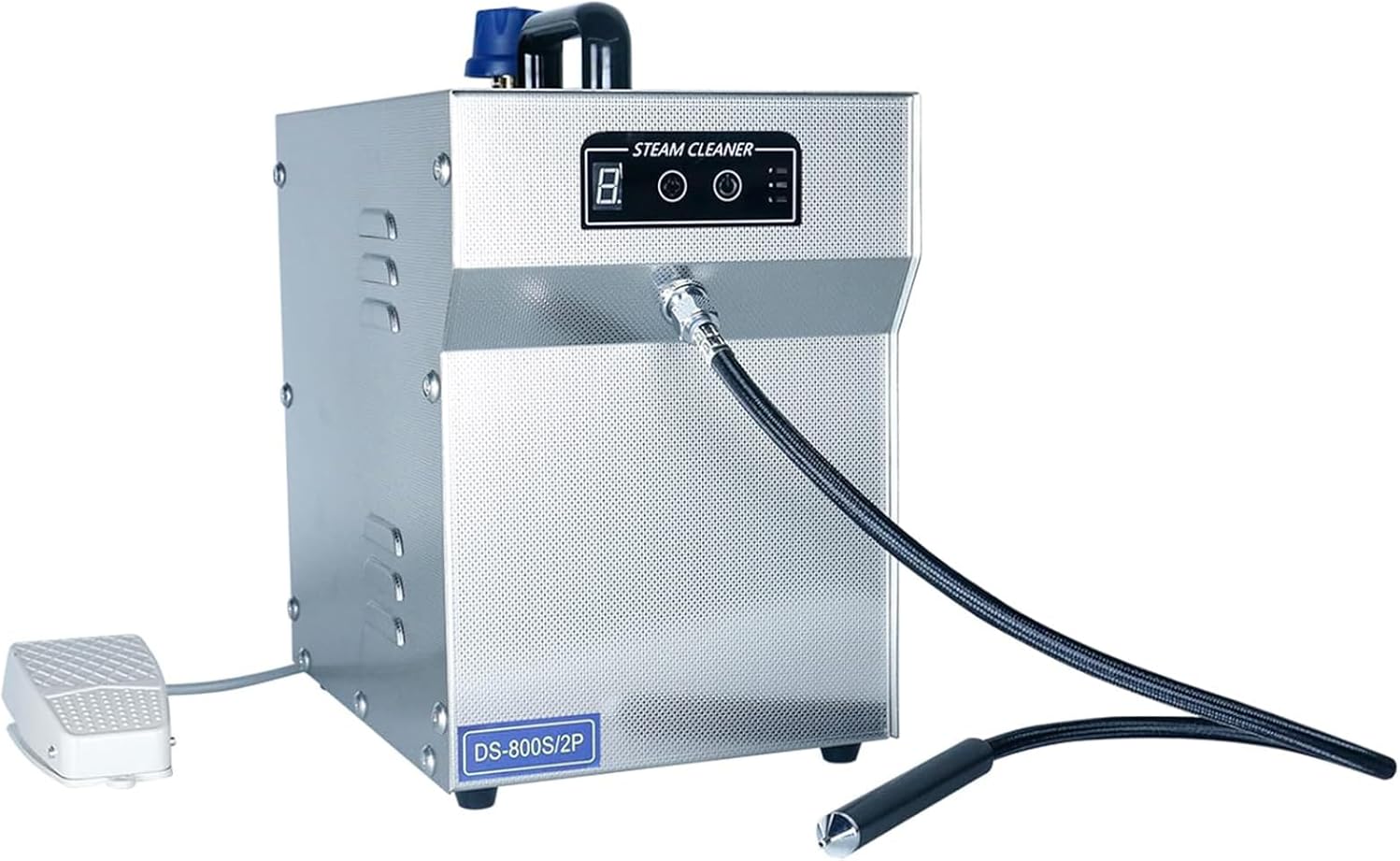 Jewellery Steam Cleaner Machine, High Pressure Steamer with Digital Display Control Panel, 2-5kg Steam Pressure Adjustable, Fixed Nozzle and Movable Nozzle, for Jewelry Stores Studios