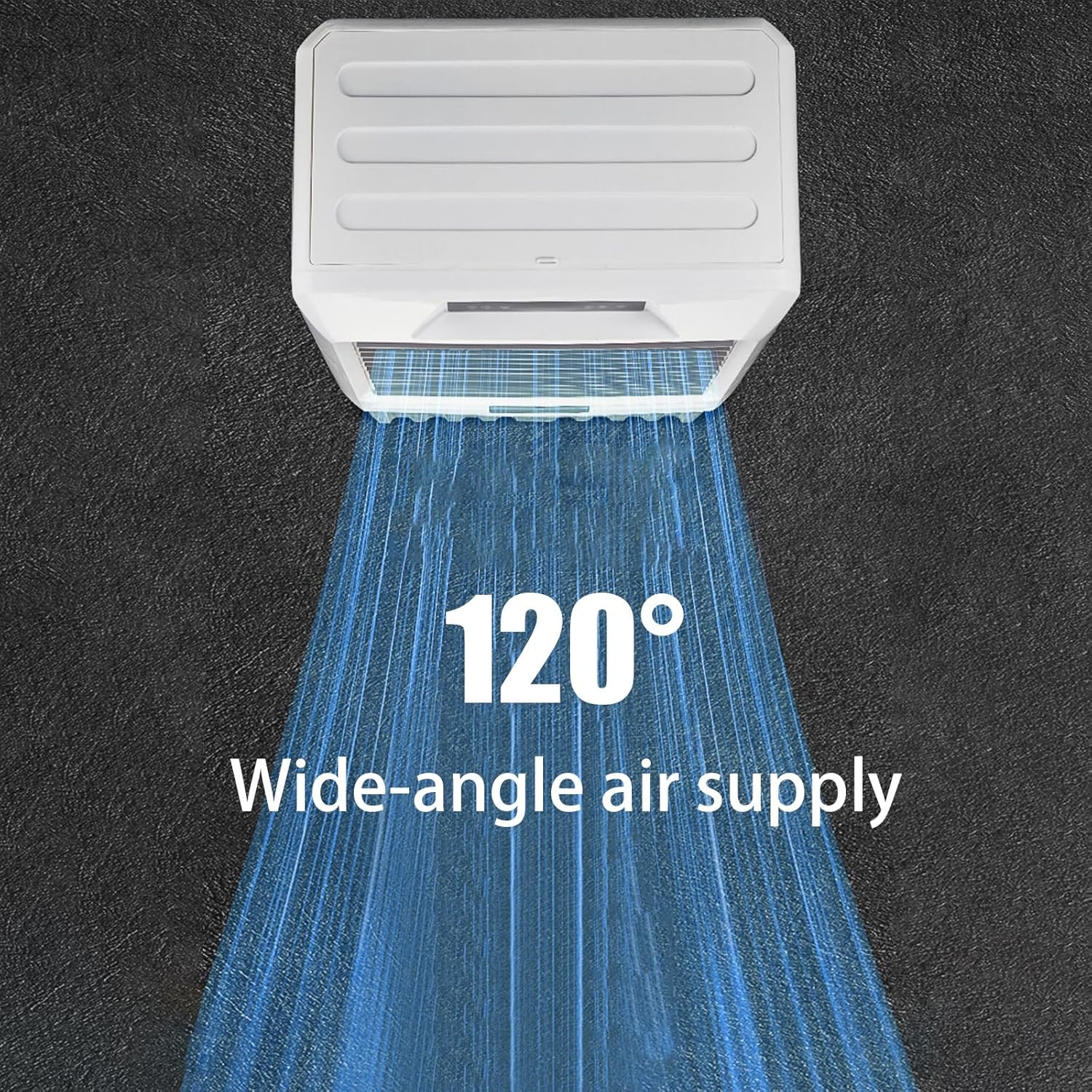 Evaporative Air Cooler, Portable Air Conditioner with Timer and Ice Packs, 3-Speed Windowless Air Conditioner for Room Office(77 * 48 * 151cm)