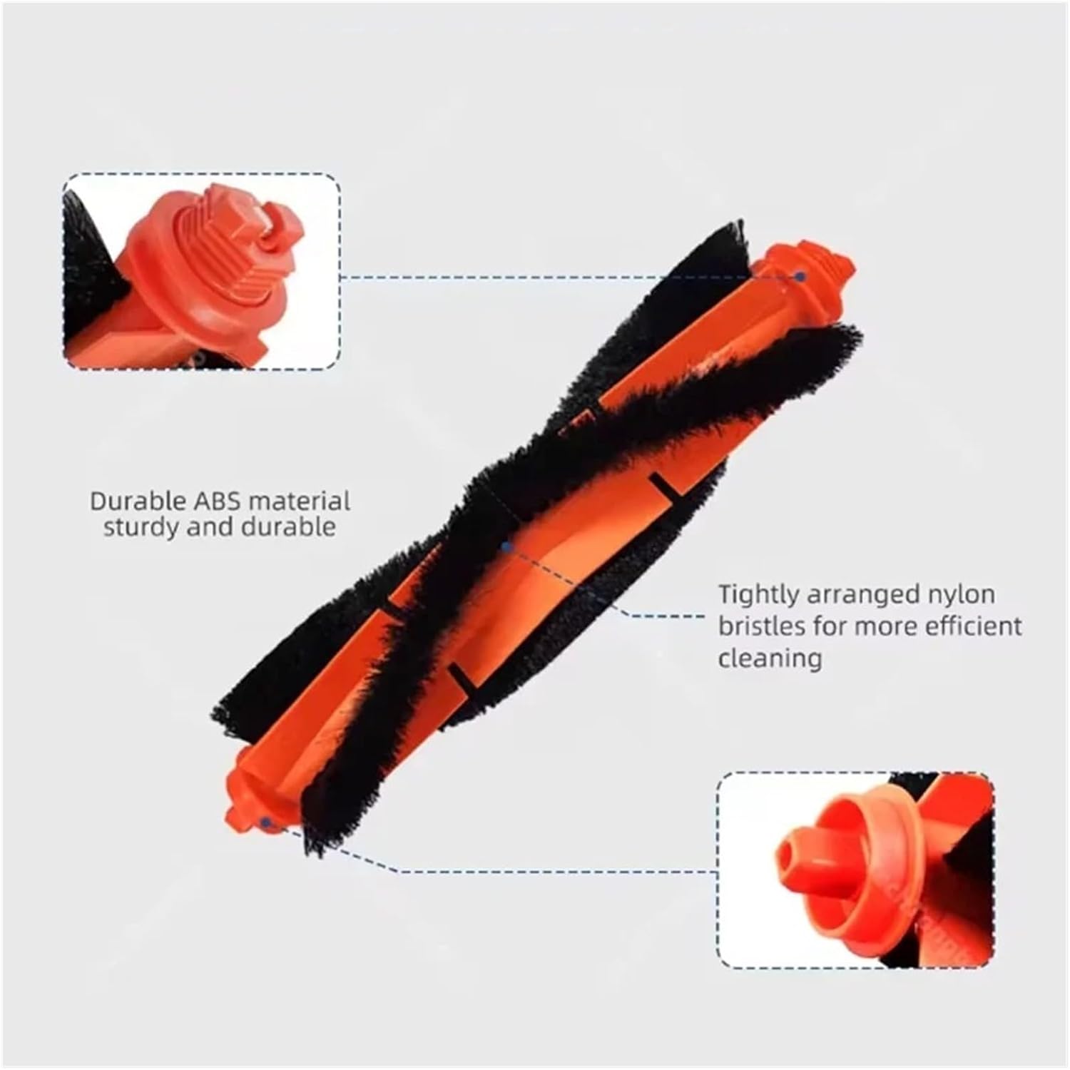 Vacuum Cleaner Side Brush Compatible for Xiaomi Vacuum Cleaner S20 E12 E10 B112 Sweeping Robot Vacuum Cleaner Side Brush Mop Cloth HEPA Filter Spare Parts(22PCS)