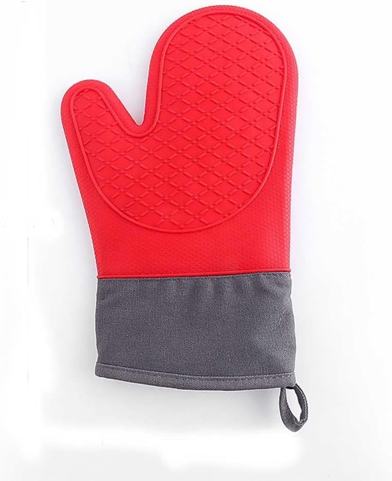 Silicone Microwave Gloves BBQ Gloves Piece Oven Baking Hot Pot Mitts Heat Resistant Kitchen Baking Cooking