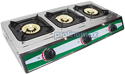 Portable 3 Triple Burners Stove Range Grill Propane Gas BBQ