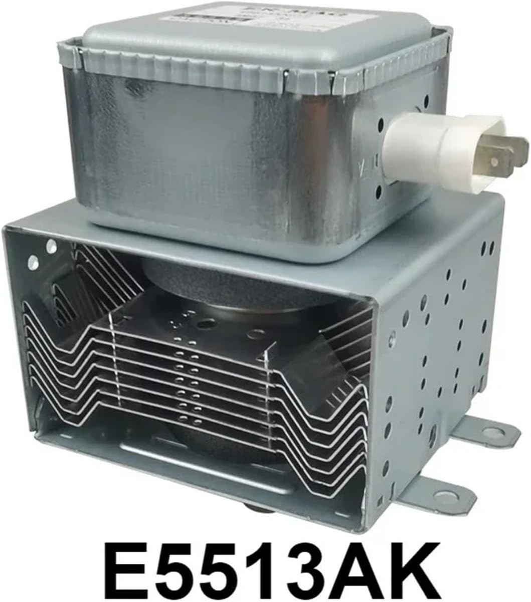 Replace Microwave Oven Magnetron, Compatible For Toshiba, E5513AK Air-cooled Fixed Frequency Long Bottom Plate 1300W Microwave Vacuum Tube
