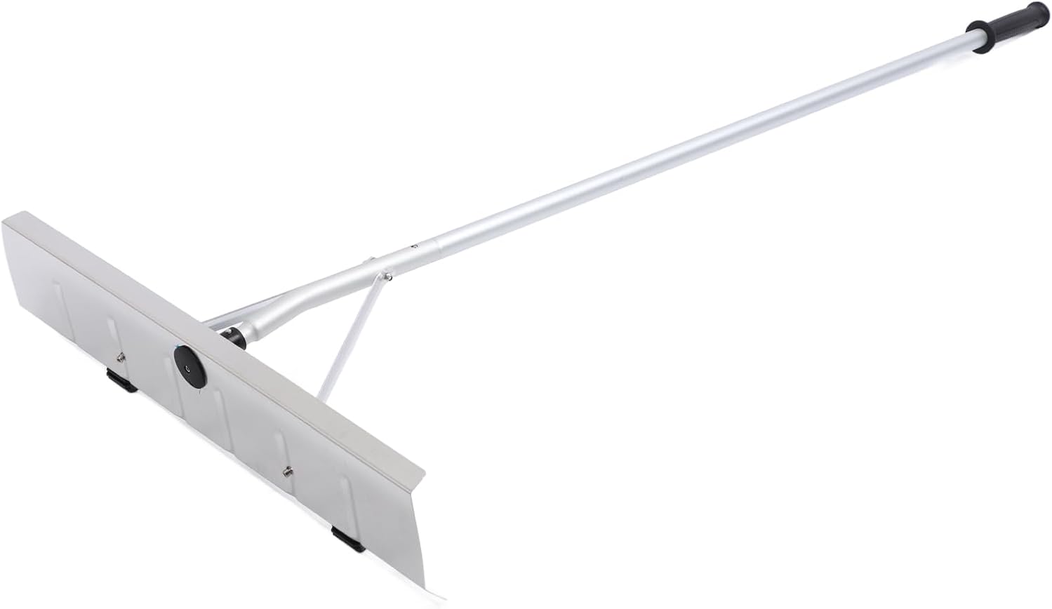 Scratch F Ree Snow Roof Rake with Wheels, Detachable Snow Removal Tool,Telescoping Snow Removal Tool,Adjustable 20ft Extendable Handle,for Removing Snow, Leaves,Debris